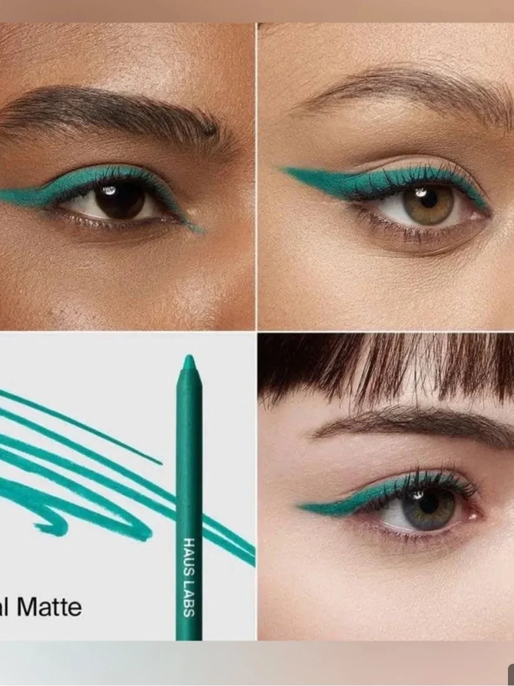 Haus Labs By Lady Gaga Teal Matte Eyeliner Pencil